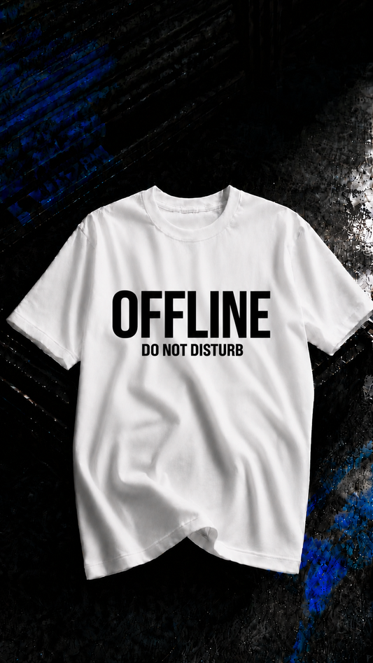 LUXZRA Offline Protocol™ Unisex Oversized Classic T-Shirt