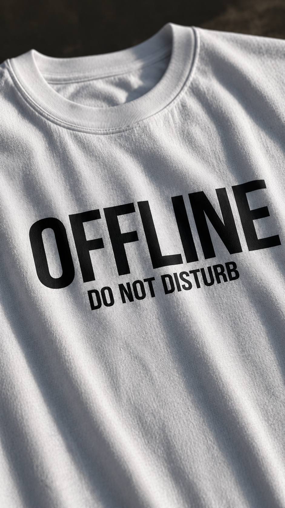 LUXZRA Offline Protocol™ Unisex Oversized Classic T-Shirt
