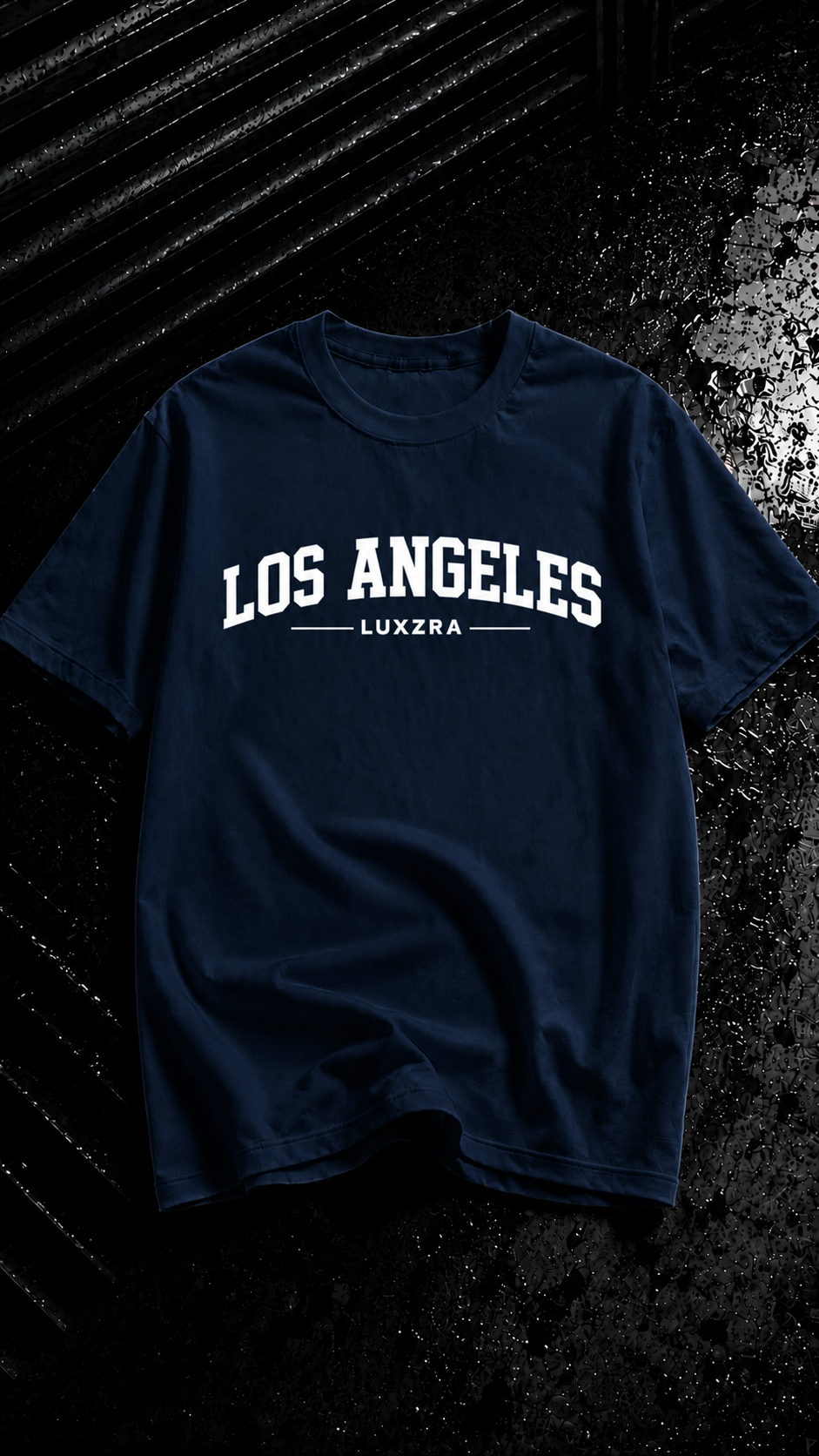 LUXZRA Skyline Varsity™ Unisex Oversized Classic T-Shirt