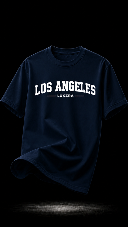 LUXZRA Skyline Varsity™ Unisex Oversized Classic T-Shirt