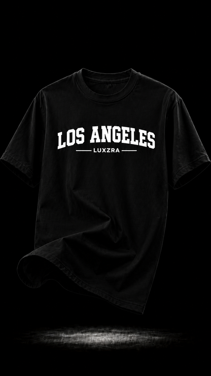 LUXZRA Skyline Varsity™ Unisex Oversized Classic T-Shirt