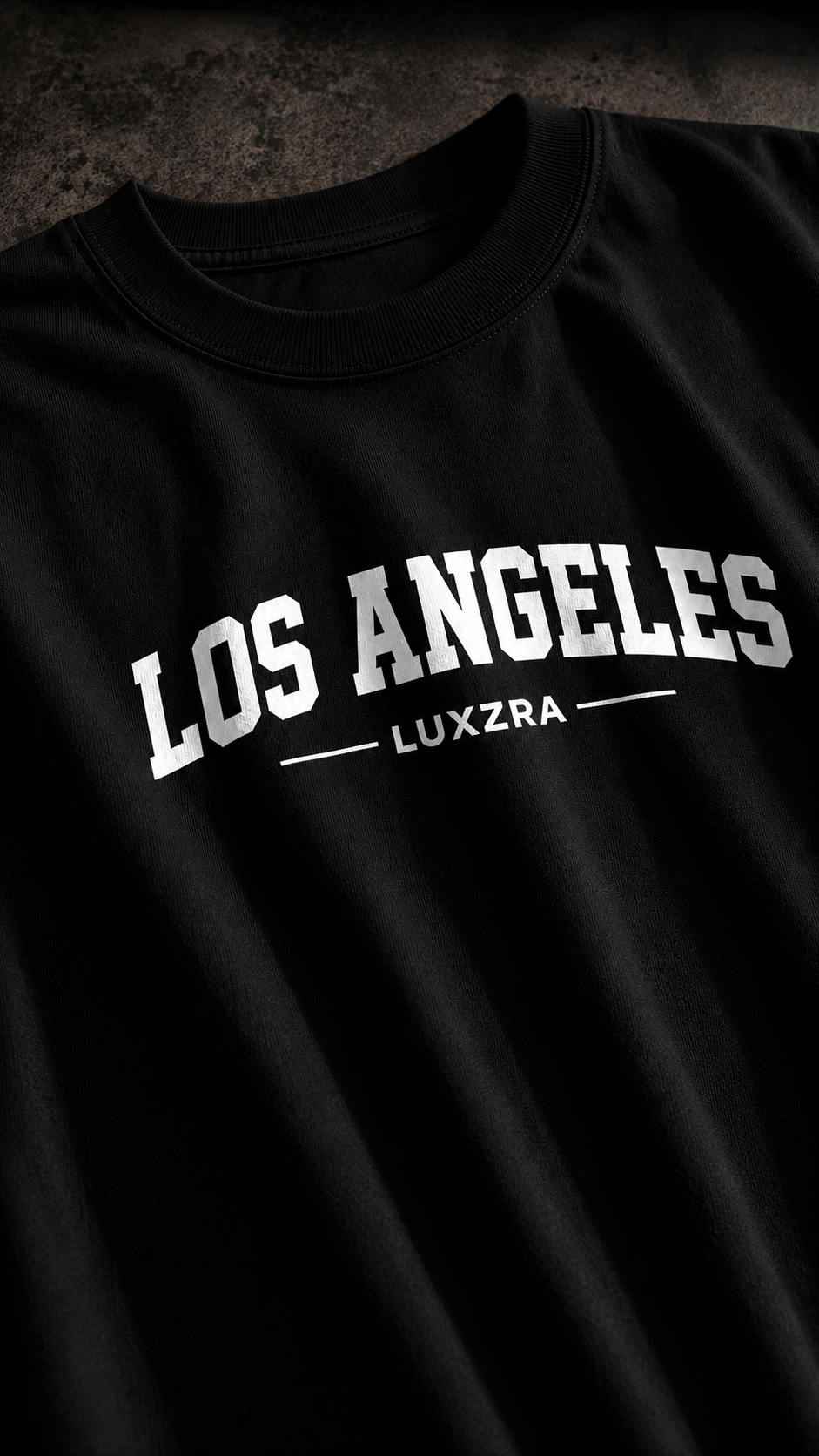 LUXZRA Skyline Varsity™ Unisex Oversized Classic T-Shirt