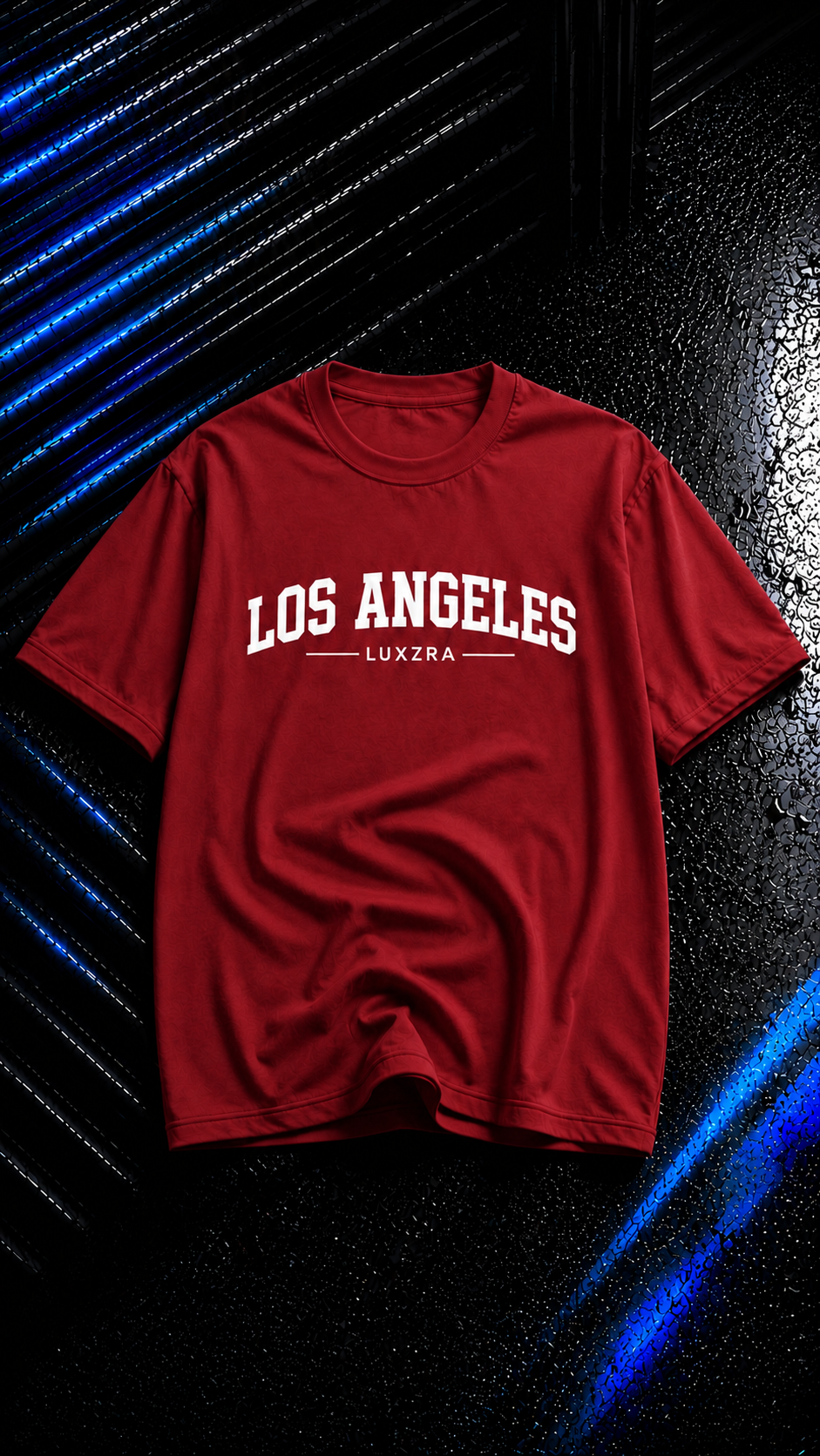 LUXZRA Skyline Varsity™ Unisex Oversized Classic T-Shirt