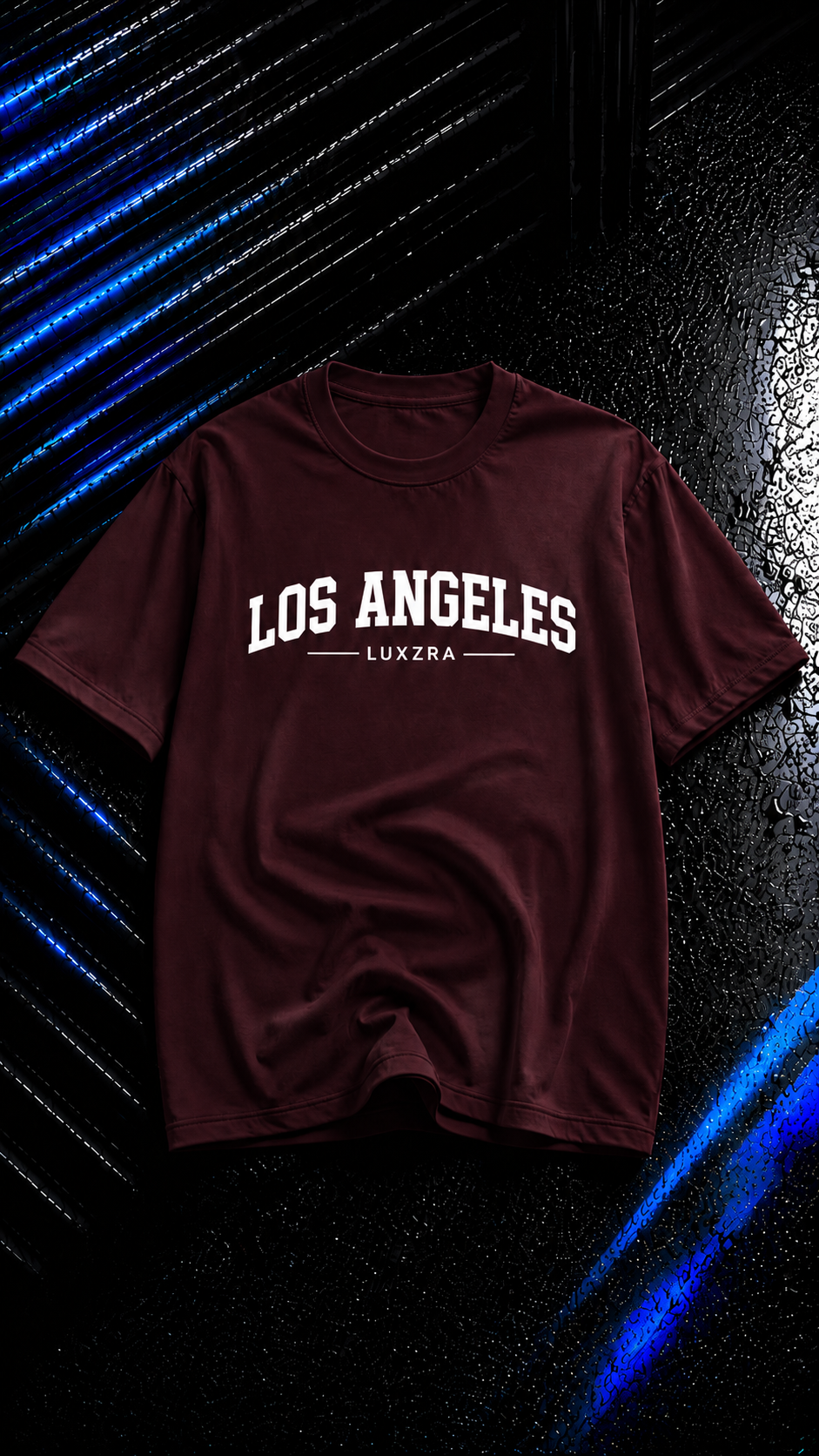 LUXZRA Skyline Varsity™ Unisex Oversized Classic T-Shirt