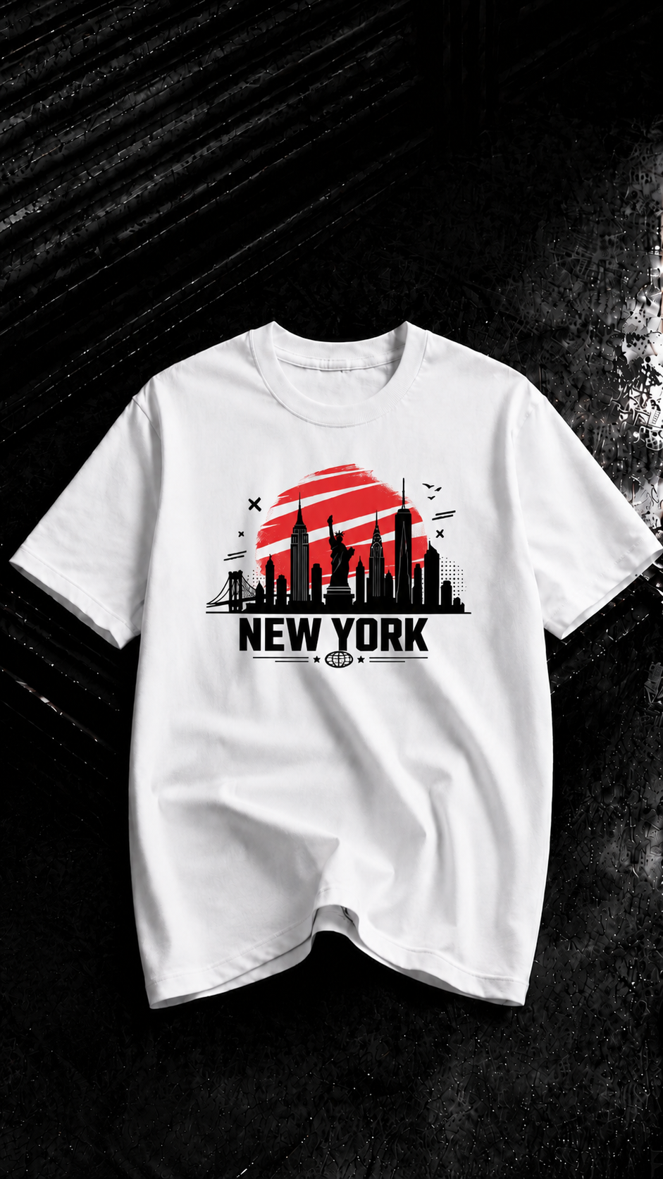 LUXZRA Urban Skyline™ Unisex Oversized Classic T-Shirt