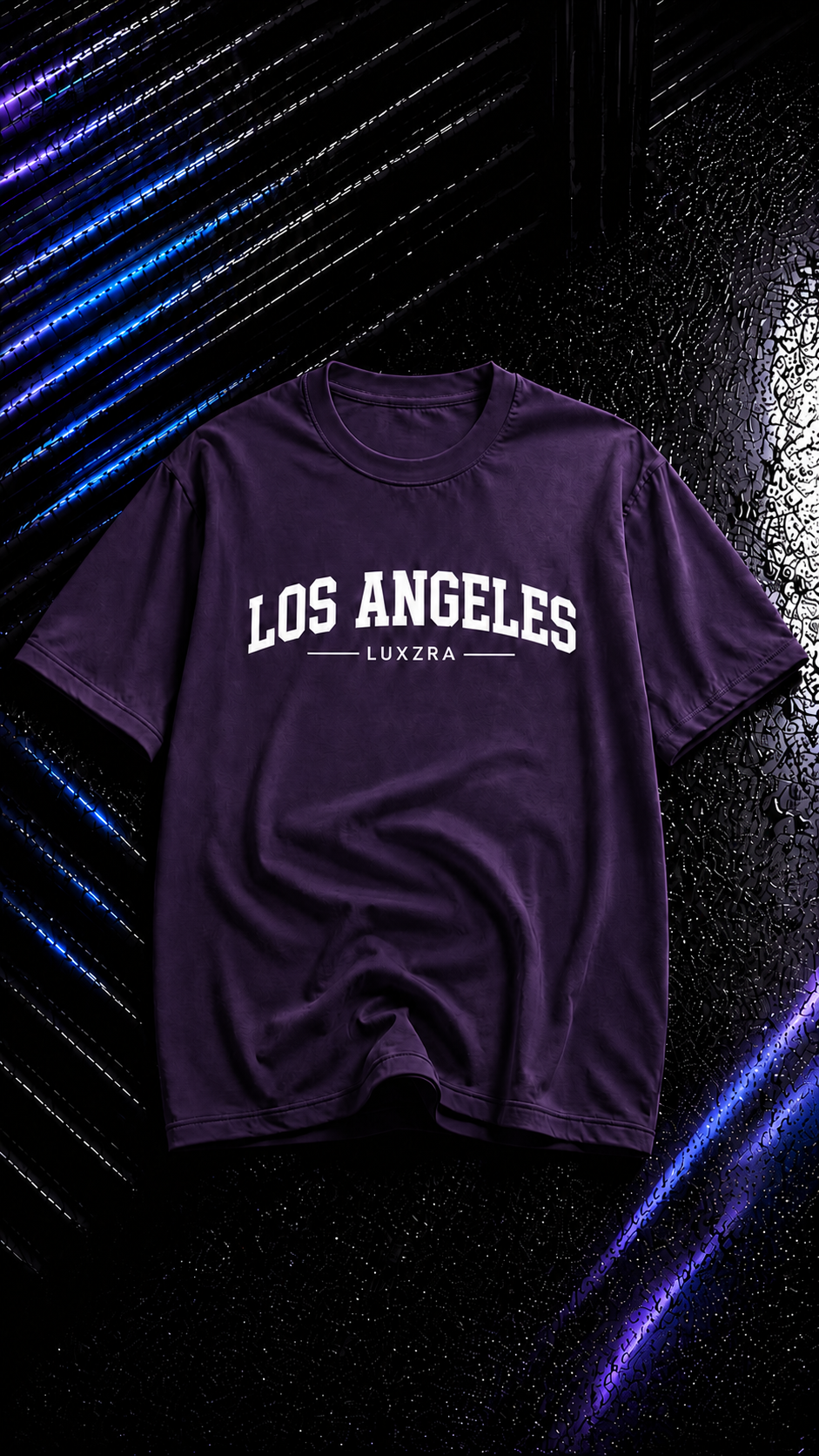 LUXZRA Skyline Varsity™ Unisex Oversized Classic T-Shirt