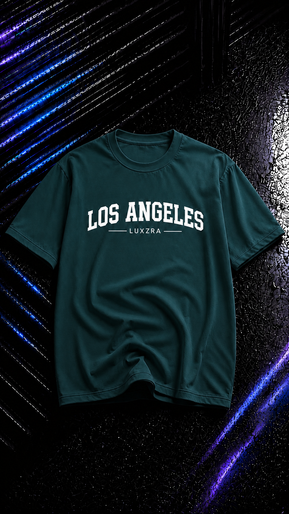 LUXZRA Skyline Varsity™ Unisex Oversized Classic T-Shirt