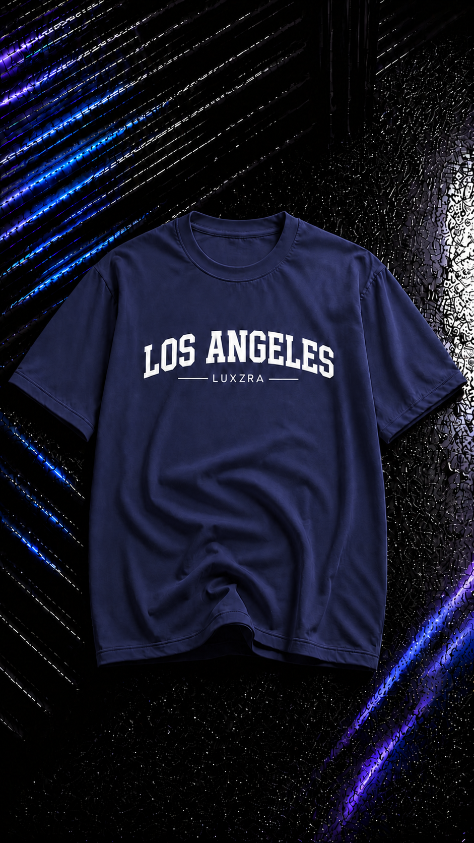 LUXZRA Skyline Varsity™ Unisex Oversized Classic T-Shirt