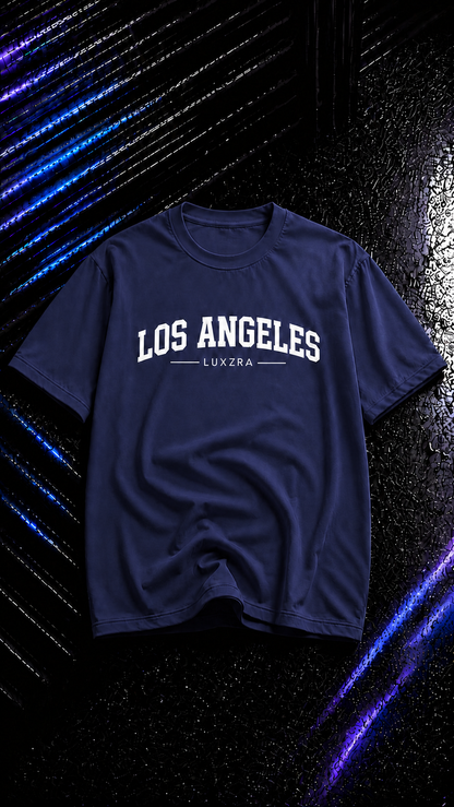 LUXZRA Skyline Varsity™ Unisex Oversized Classic T-Shirt
