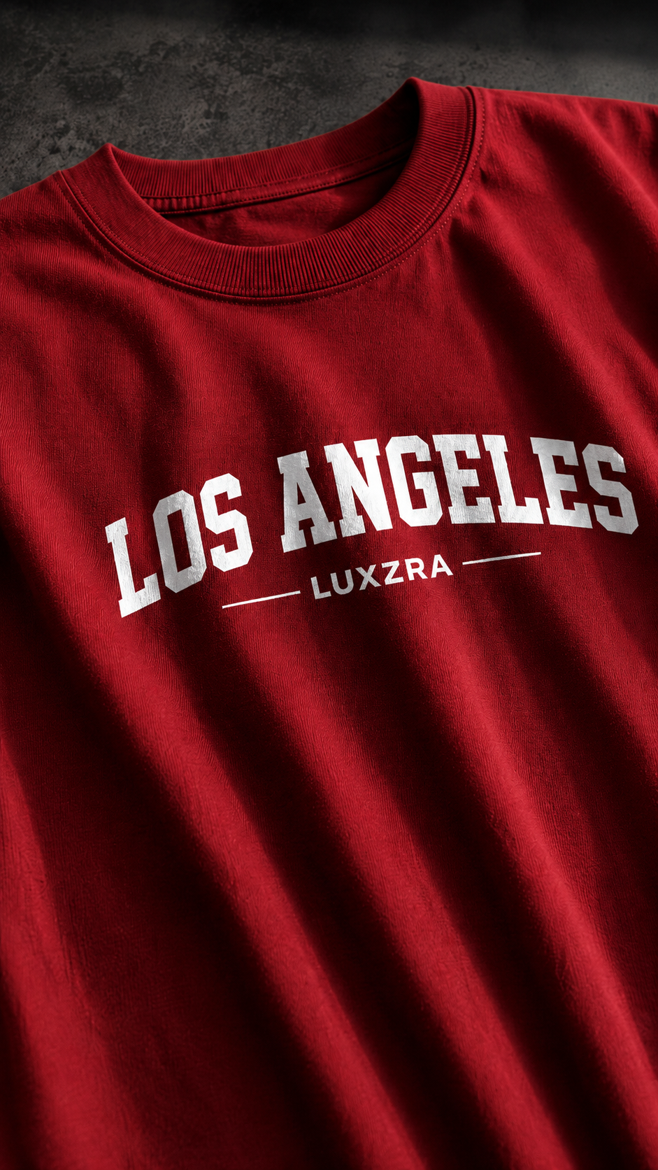 LUXZRA Skyline Varsity™ Unisex Oversized Classic T-Shirt