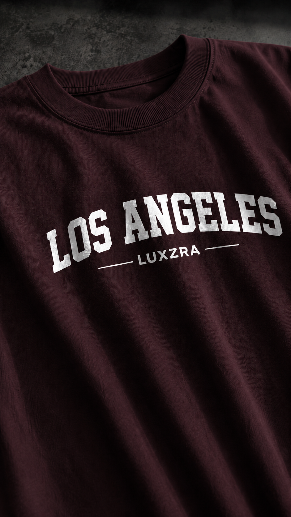 LUXZRA Skyline Varsity™ Unisex Oversized Classic T-Shirt