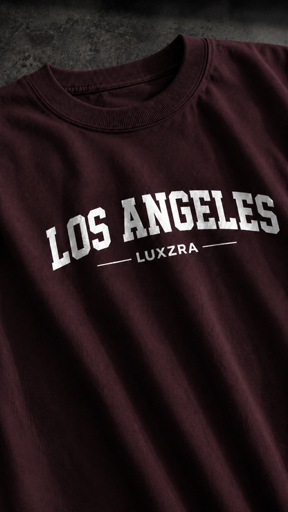 LUXZRA Skyline Varsity™ Unisex Oversized Classic T-Shirt