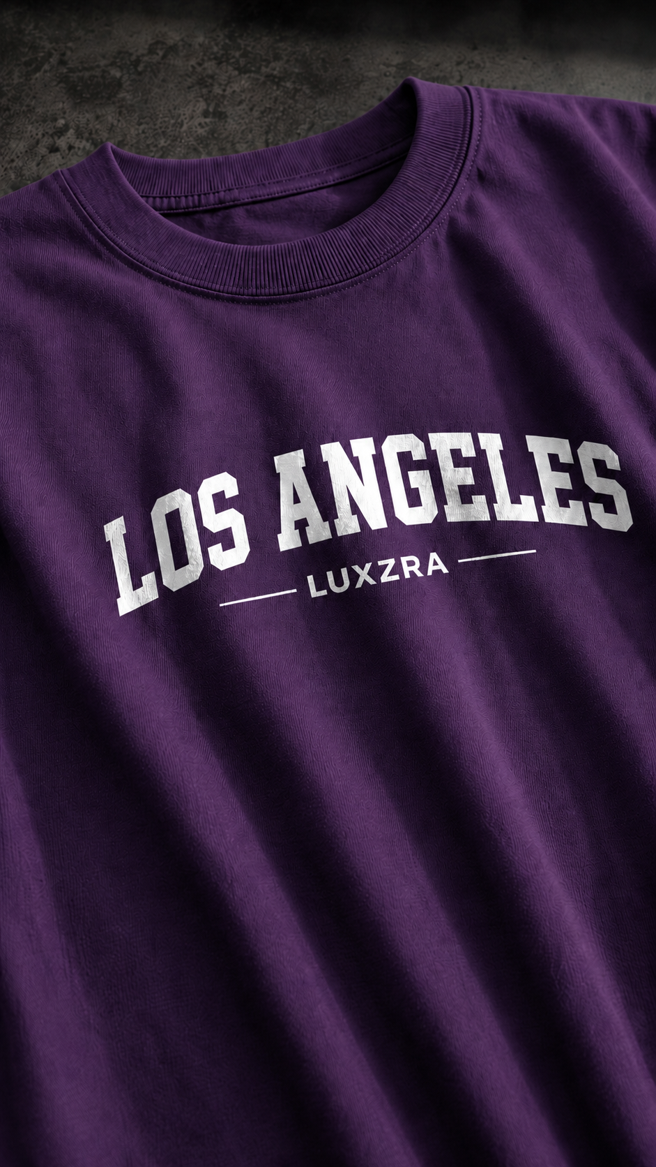 LUXZRA Skyline Varsity™ Unisex Oversized Classic T-Shirt