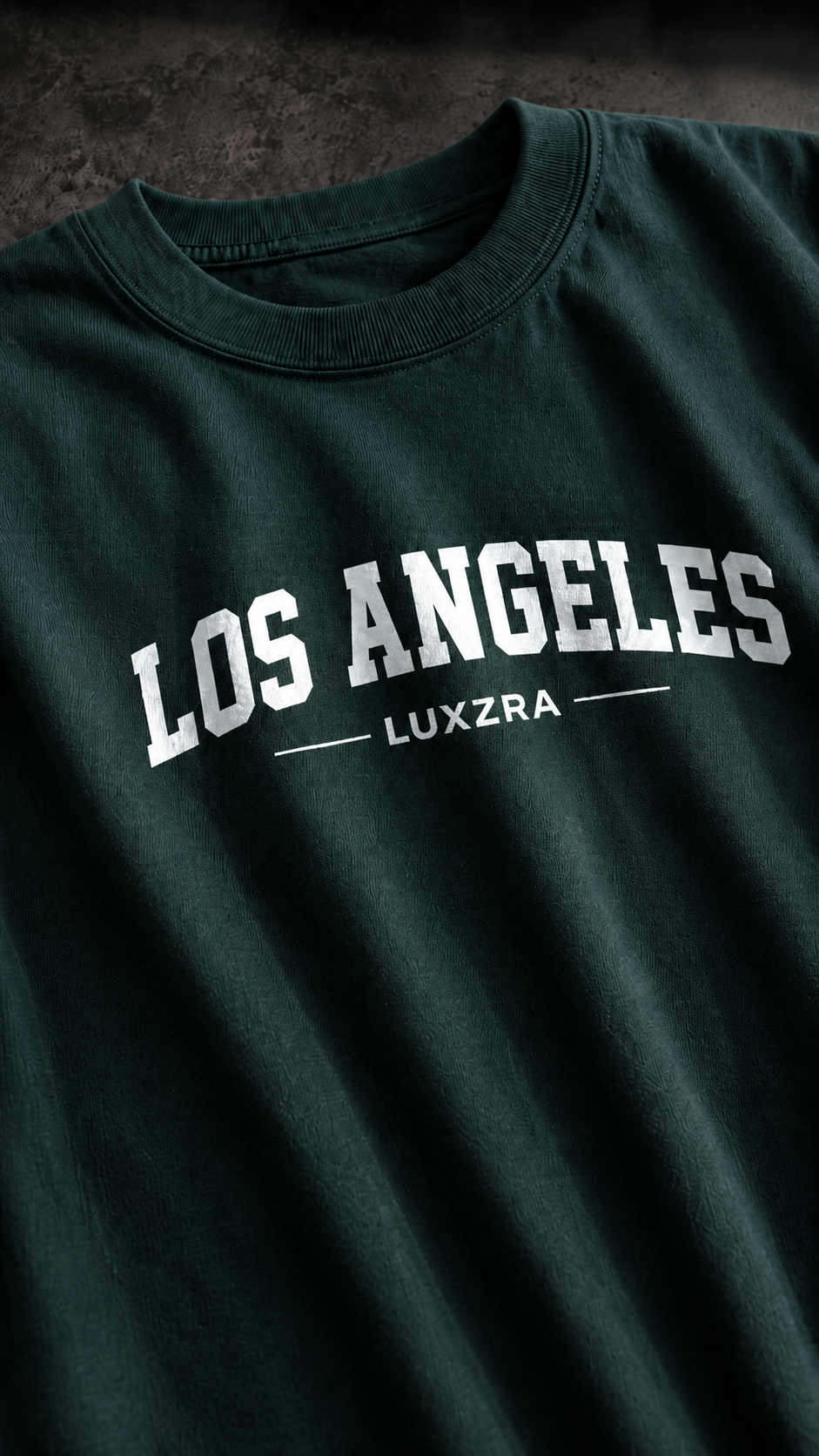 LUXZRA Skyline Varsity™ Unisex Oversized Classic T-Shirt
