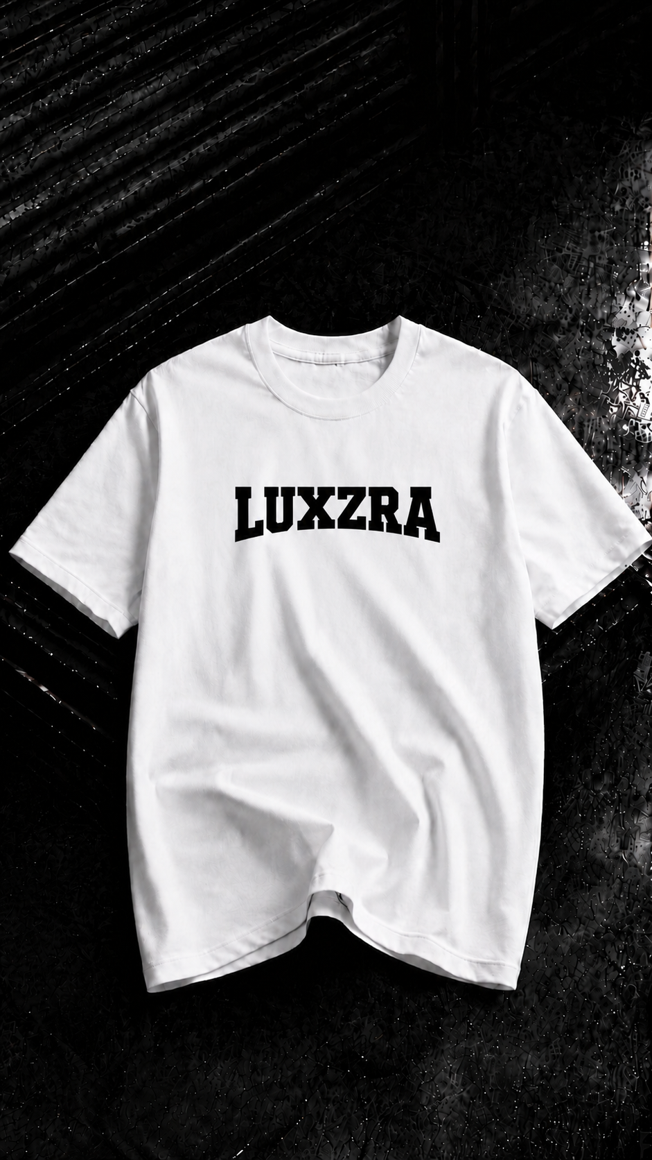 LUXZRA Shadow Arc™ Unisex Oversized Classic T-Shirt