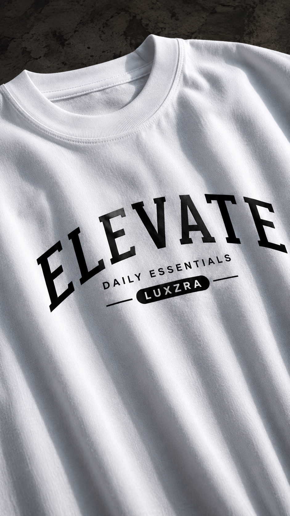 LUXZRA DAILY ESSENTIALS™ Unisex Oversized Classic T-Shirt