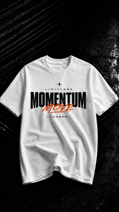 LUXZRA Momentum Drift™ Unisex Oversized Classic T-Shirt