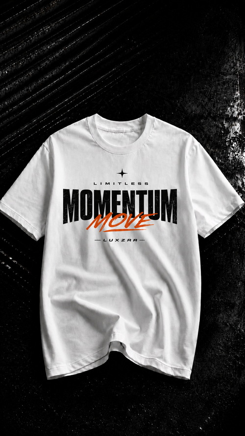 LUXZRA Momentum Drift™ Unisex Oversized Classic T-Shirt