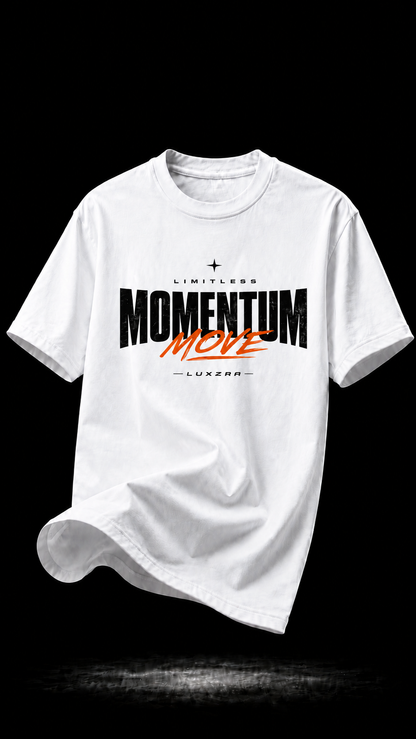 LUXZRA Momentum Drift™ Unisex Oversized Classic T-Shirt
