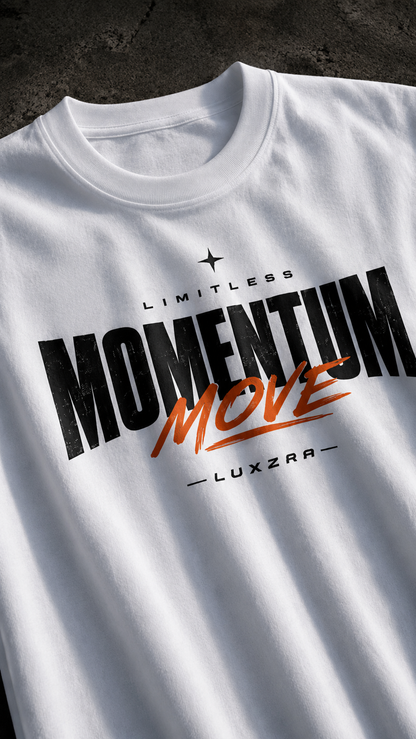 LUXZRA Momentum Drift™ Unisex Oversized Classic T-Shirt
