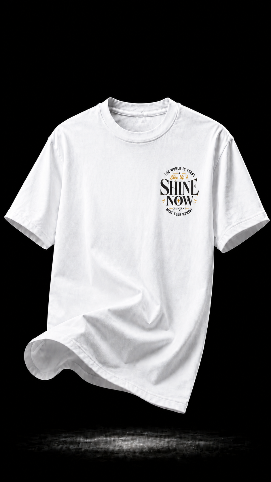 LUXZRA Motion Glow™ Unisex Oversized Classic T-Shirt