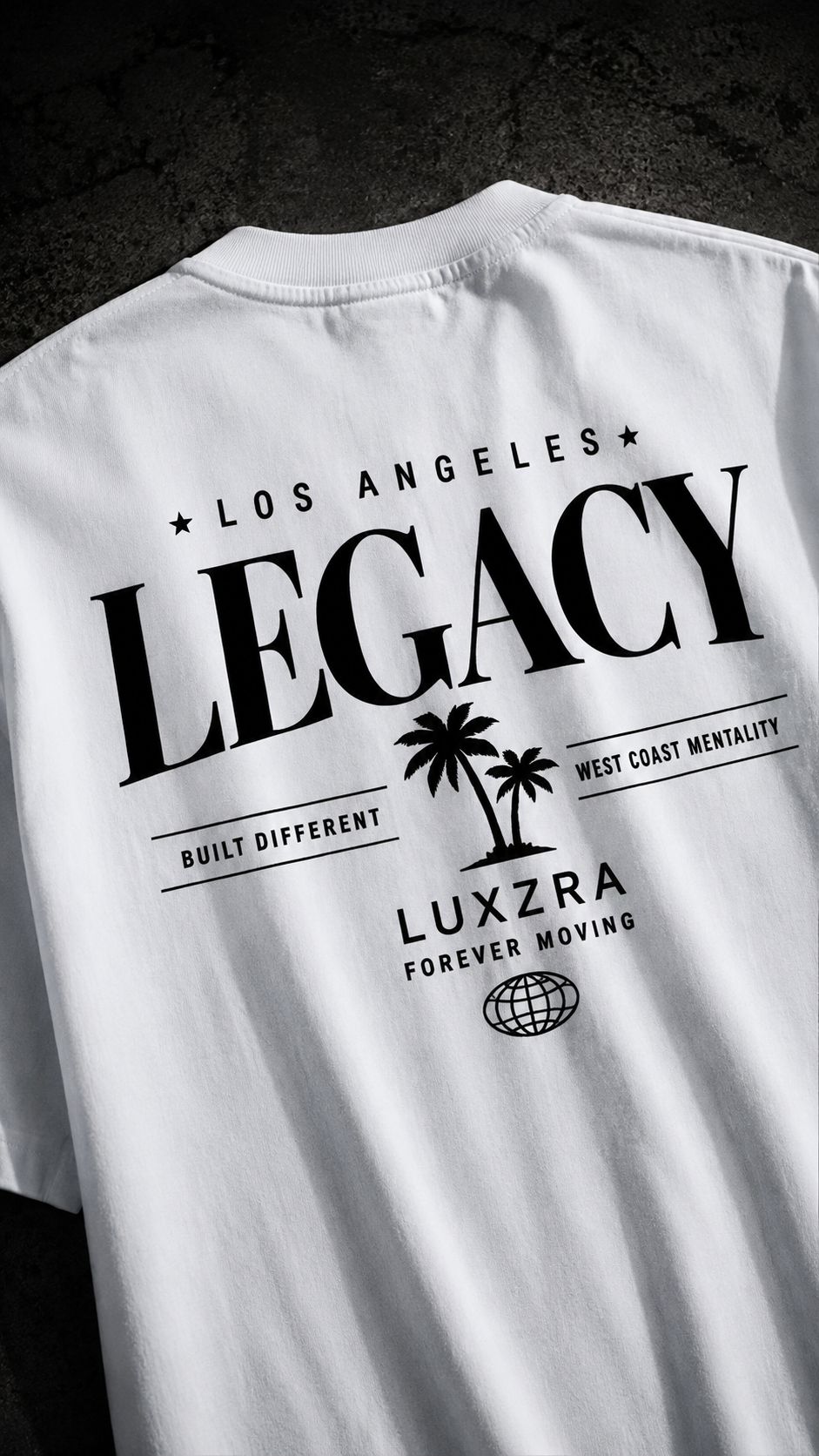 LUXRA Coastal Void™ Unisex Oversized Classic T-Shirt