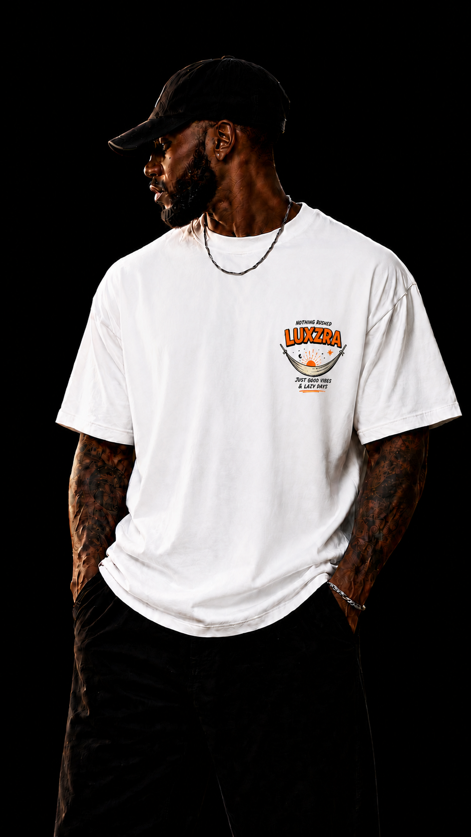 LUXZRA Chill Theory™ Unisex Oversized Classic T-Shirt