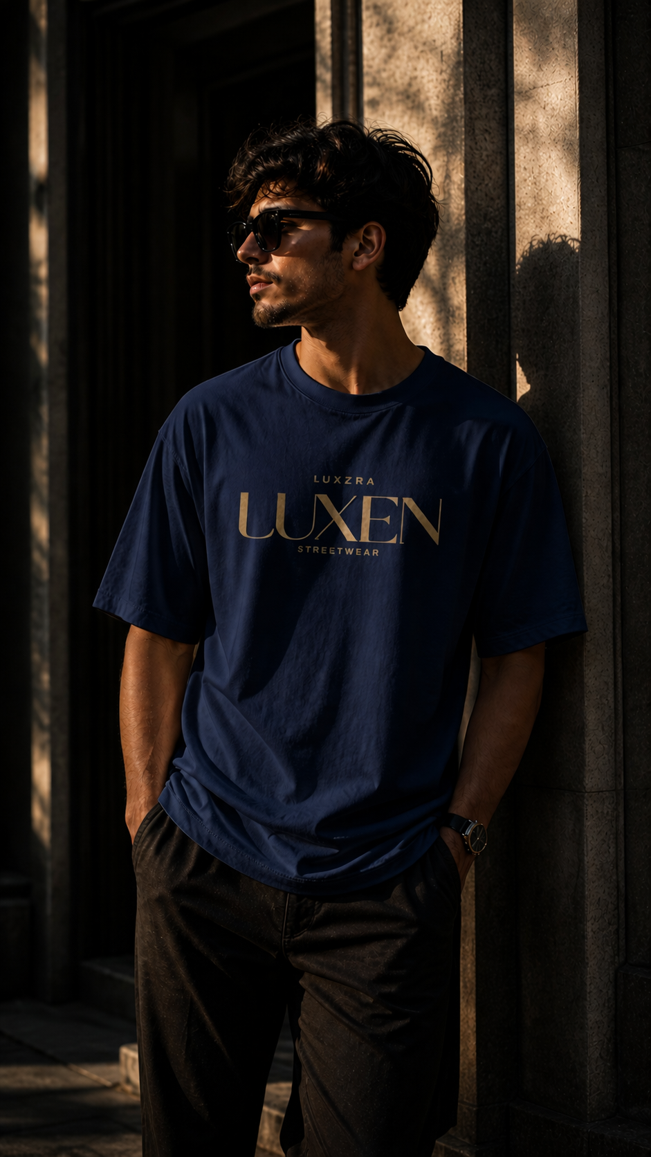 LUXZRA UUXEN GOLD SIGNATURE™ T-SHIRT