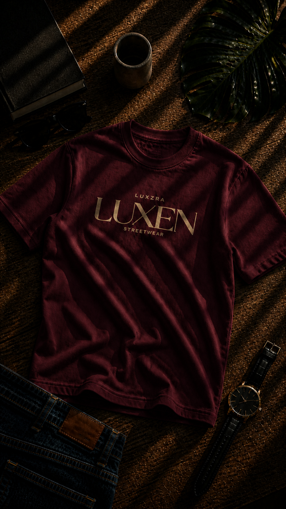 LUXZRA UUXEN GOLD SIGNATURE™ T-SHIRT