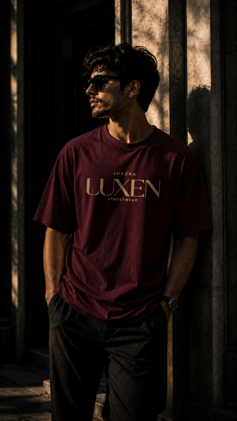 LUXZRA UUXEN GOLD SIGNATURE™ T-SHIRT