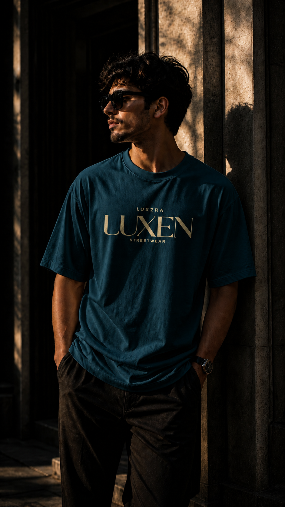 LUXZRA UUXEN GOLD SIGNATURE™ T-SHIRT