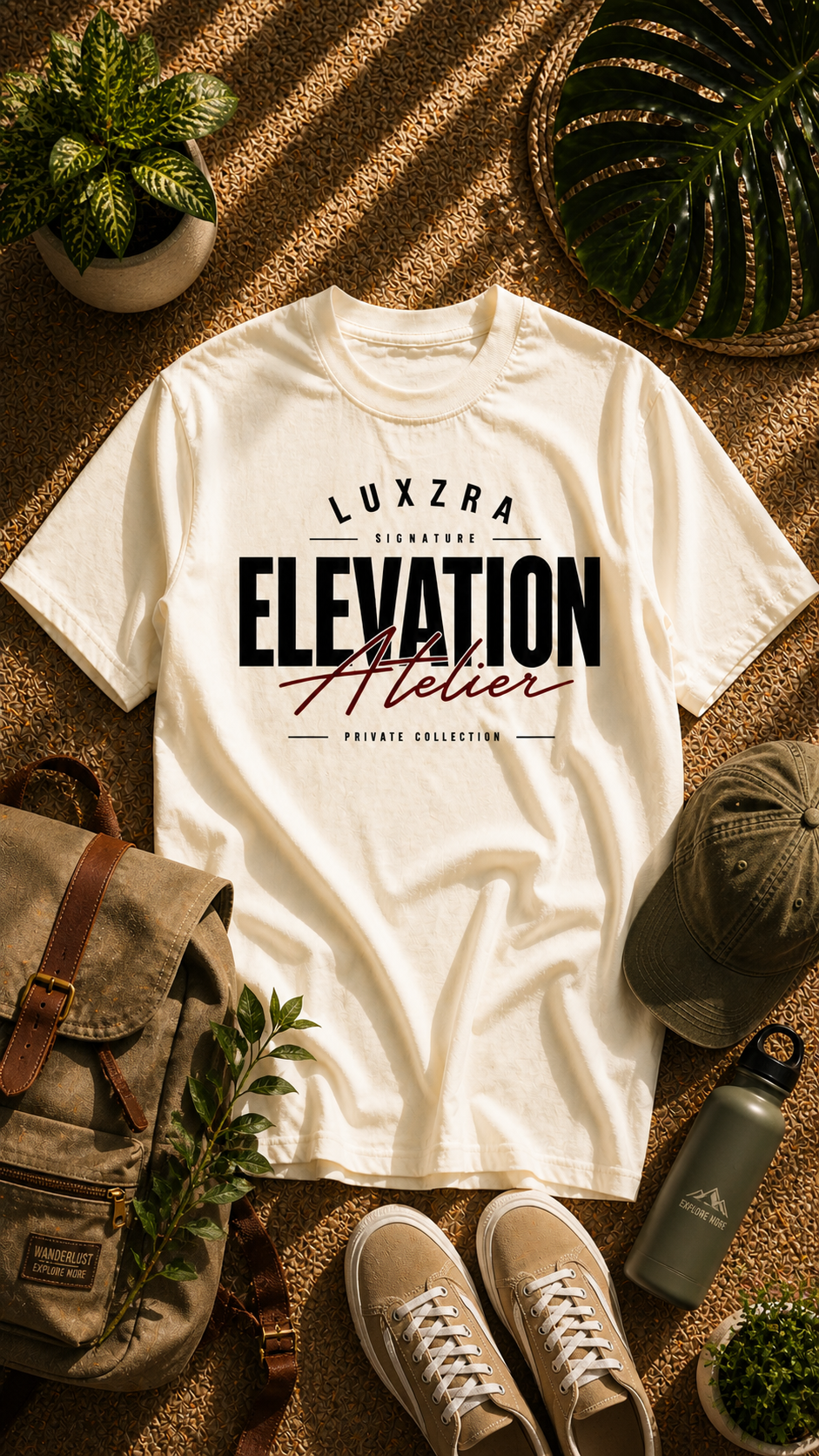 LUXZRA Elevate Atelier™ Unisex Oversized Classic T-Shirt