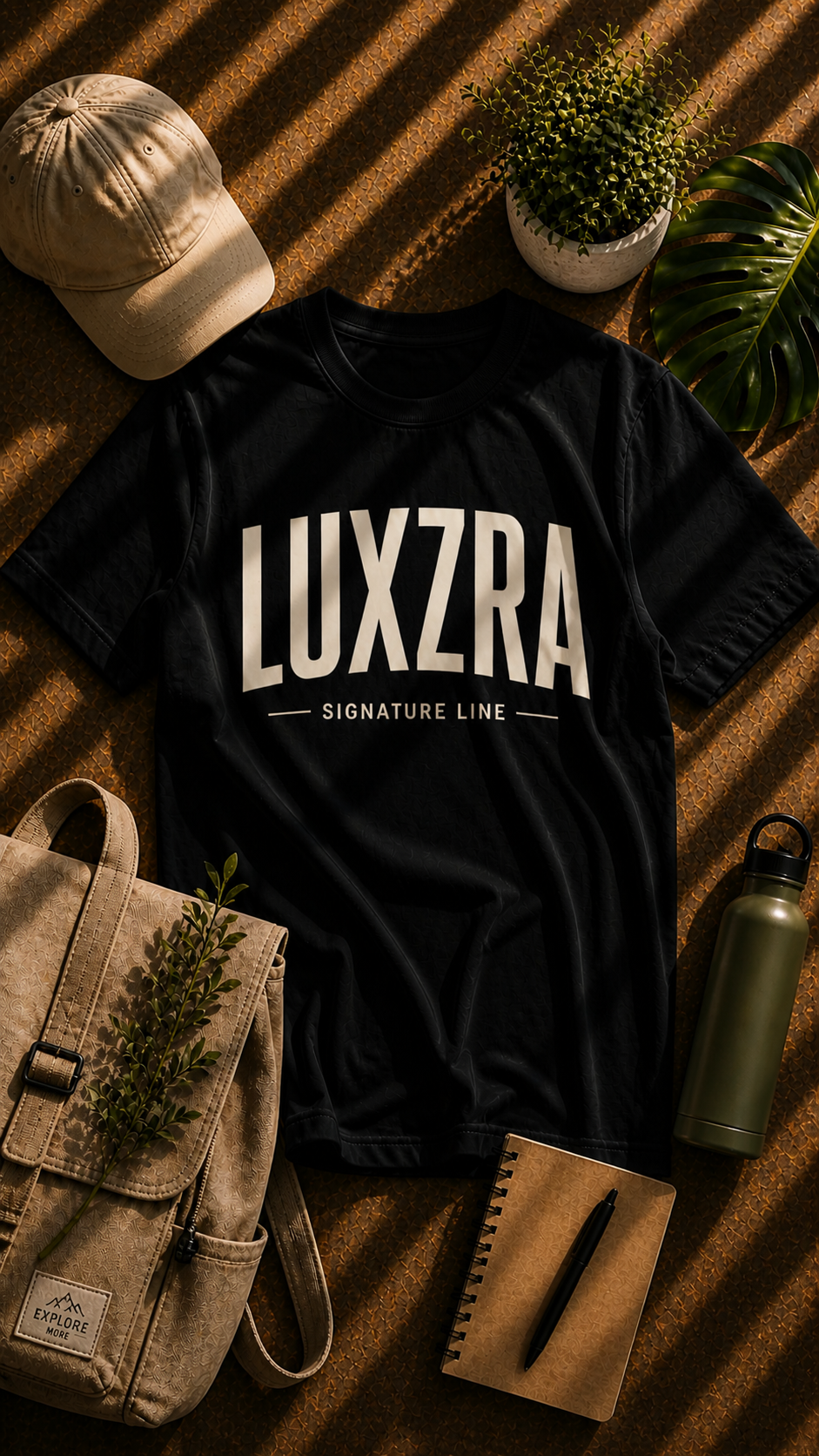 LUXZRA Axis Signature™ Unisex Oversized Classic T-Shirt