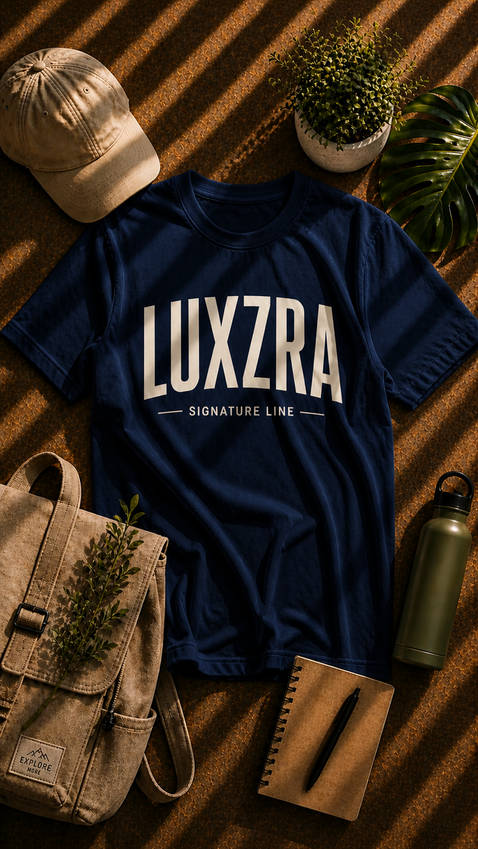 LUXZRA Axis Signature™ Unisex Oversized Classic T-Shirt