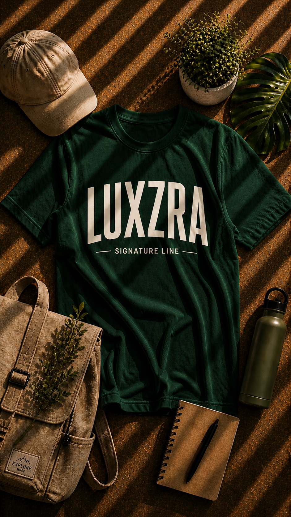LUXZRA Axis Signature™ Unisex Oversized Classic T-Shirt