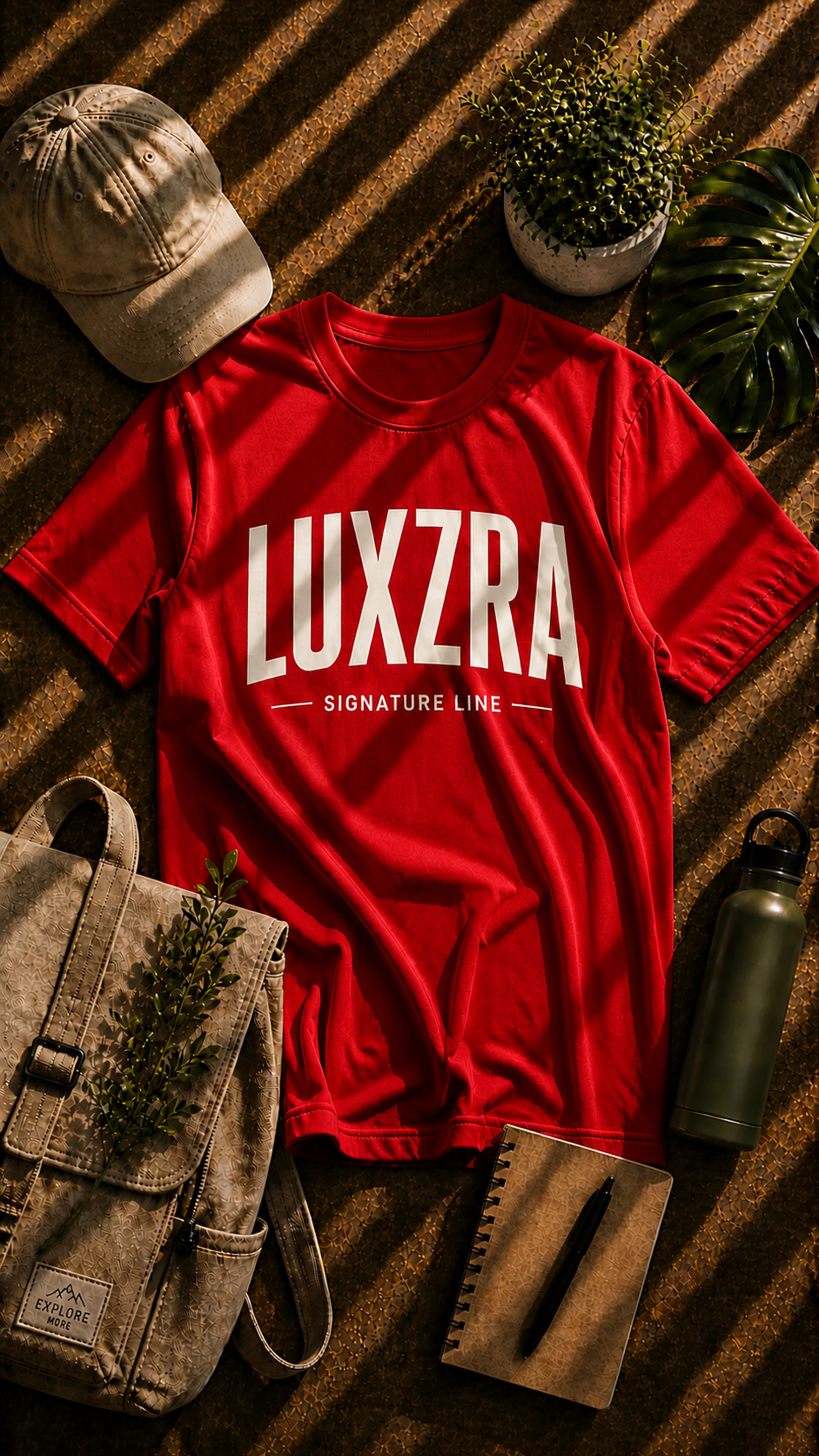 LUXZRA Axis Signature™ Unisex Oversized Classic T-Shirt