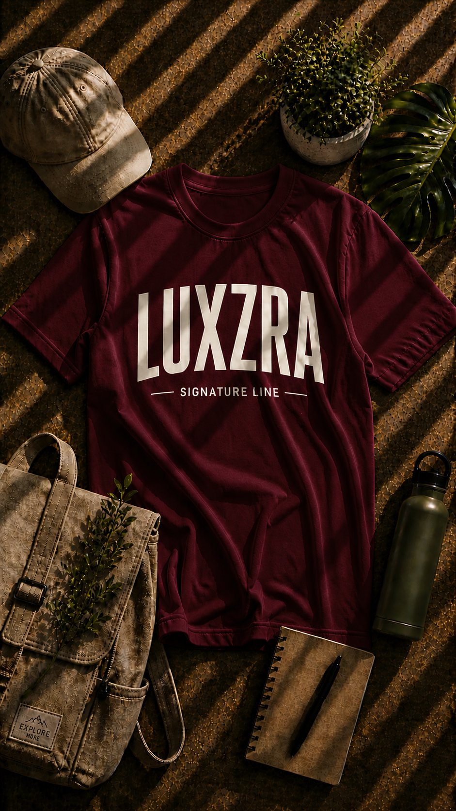 LUXZRA Axis Signature™ Unisex Oversized Classic T-Shirt
