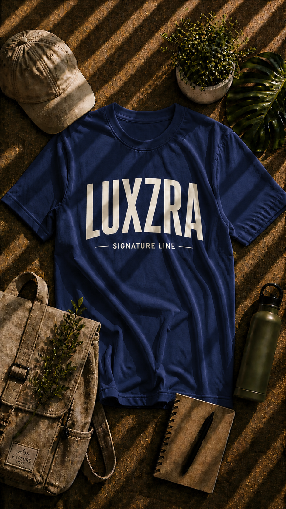 LUXZRA Axis Signature™ Unisex Oversized Classic T-Shirt