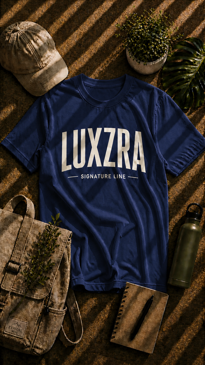 LUXZRA Axis Signature™ Unisex Oversized Classic T-Shirt