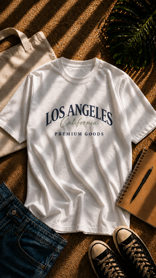 LUXZRA Los Angeles Premium Heritage™ Unisex Oversized Classic T-Shirt