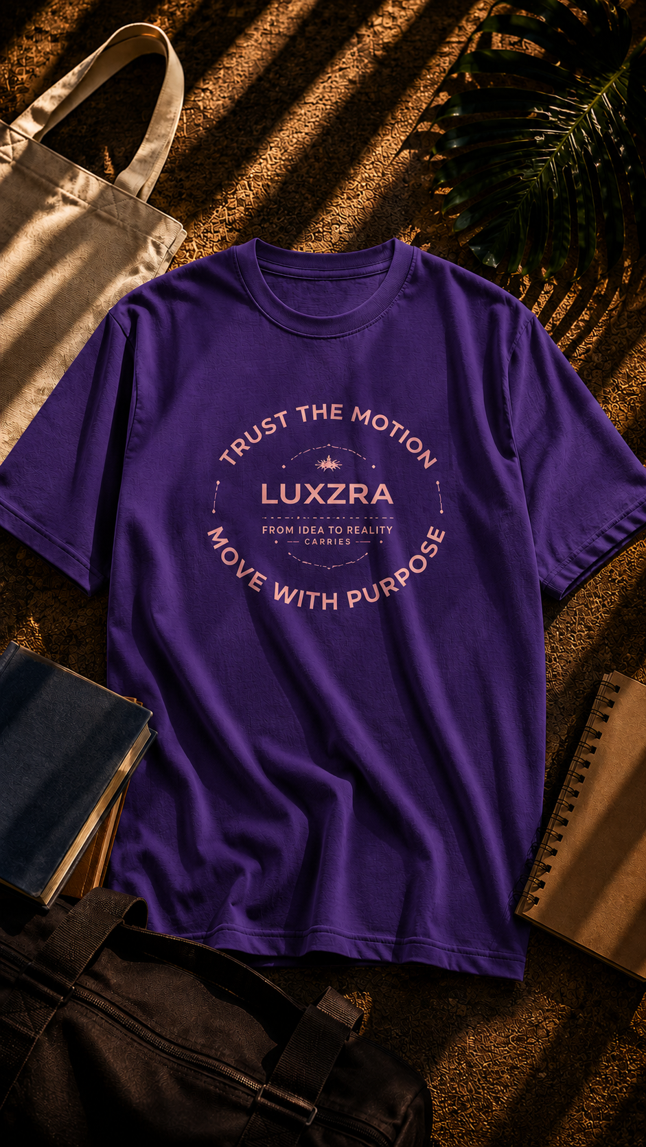 LUXZRA Motion Core™ Unisex Oversized Classic T-Shirt