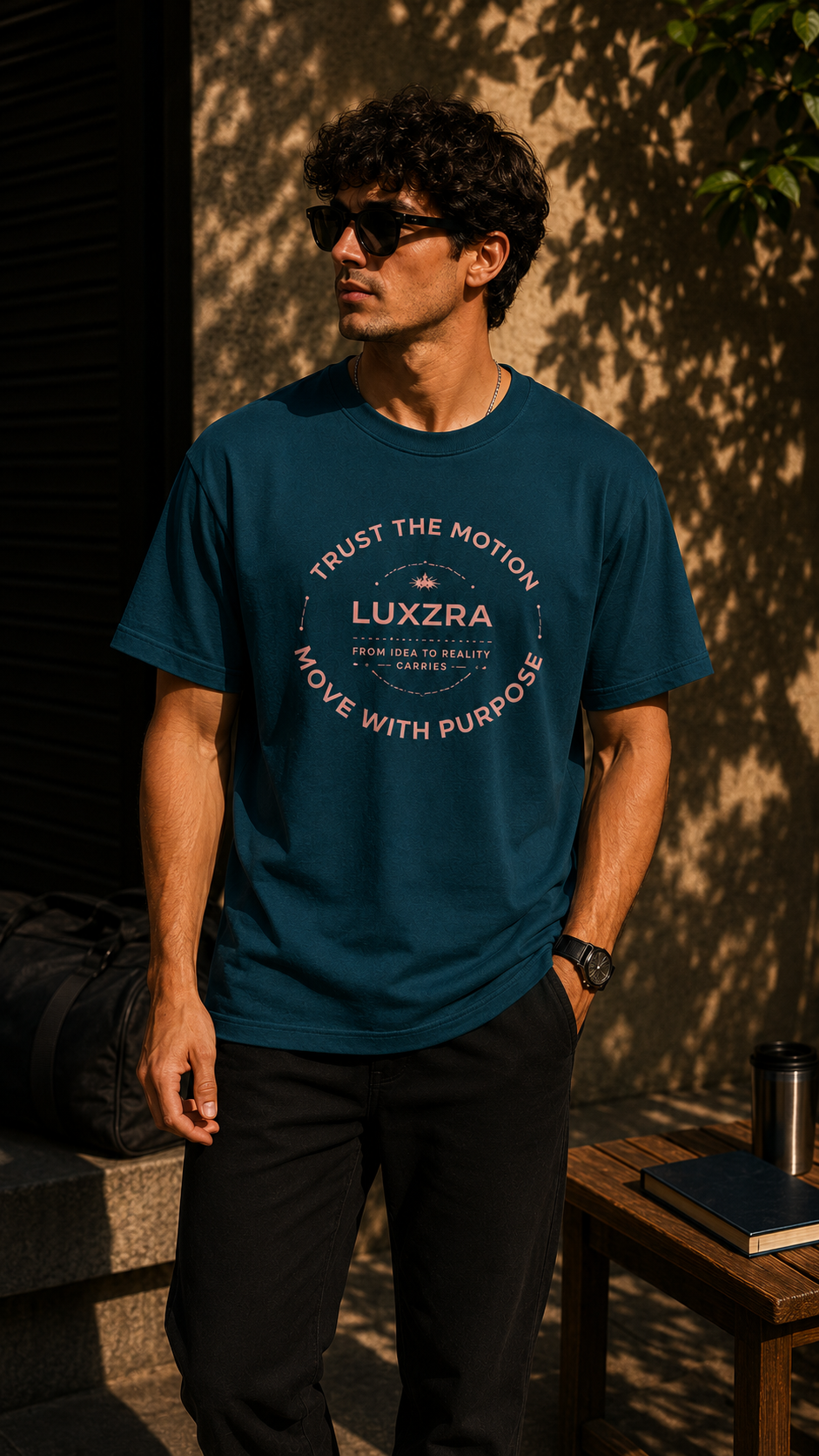 LUXZRA Motion Core™ Unisex Oversized Classic T-Shirt