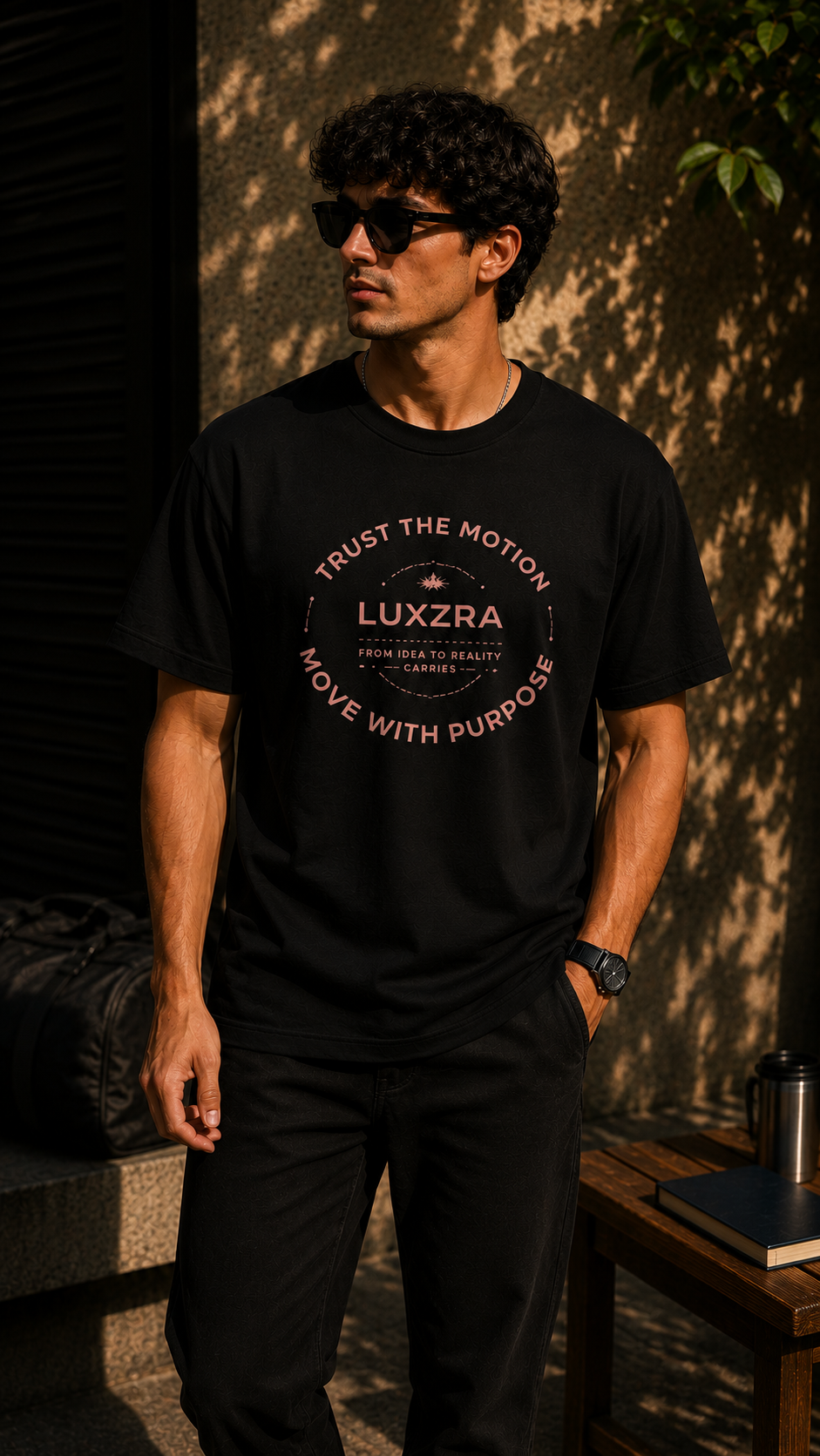LUXZRA Motion Core™ Unisex Oversized Classic T-Shirt