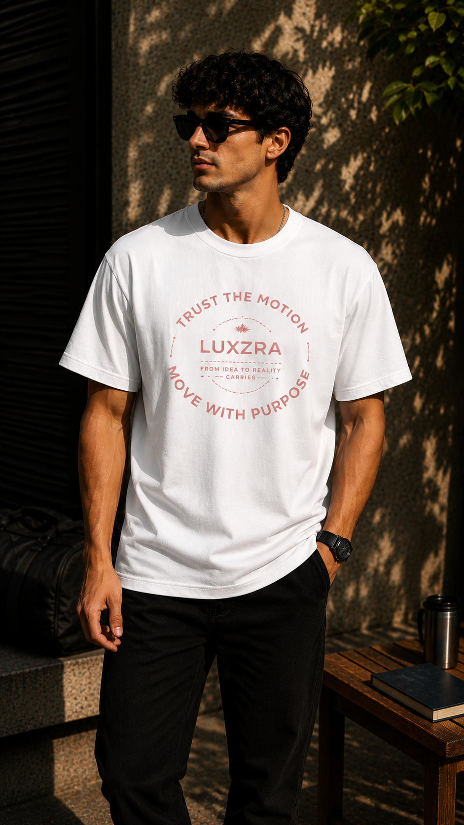 LUXZRA Motion Core™ Unisex Oversized Classic T-Shirt