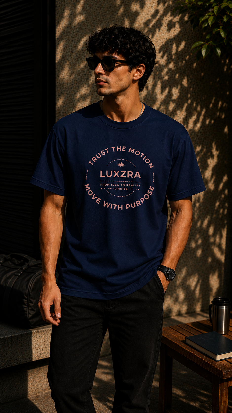 LUXZRA Motion Core™ Unisex Oversized Classic T-Shirt