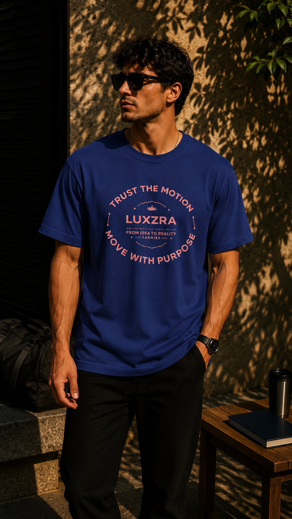 LUXZRA Motion Core™ Unisex Oversized Classic T-Shirt
