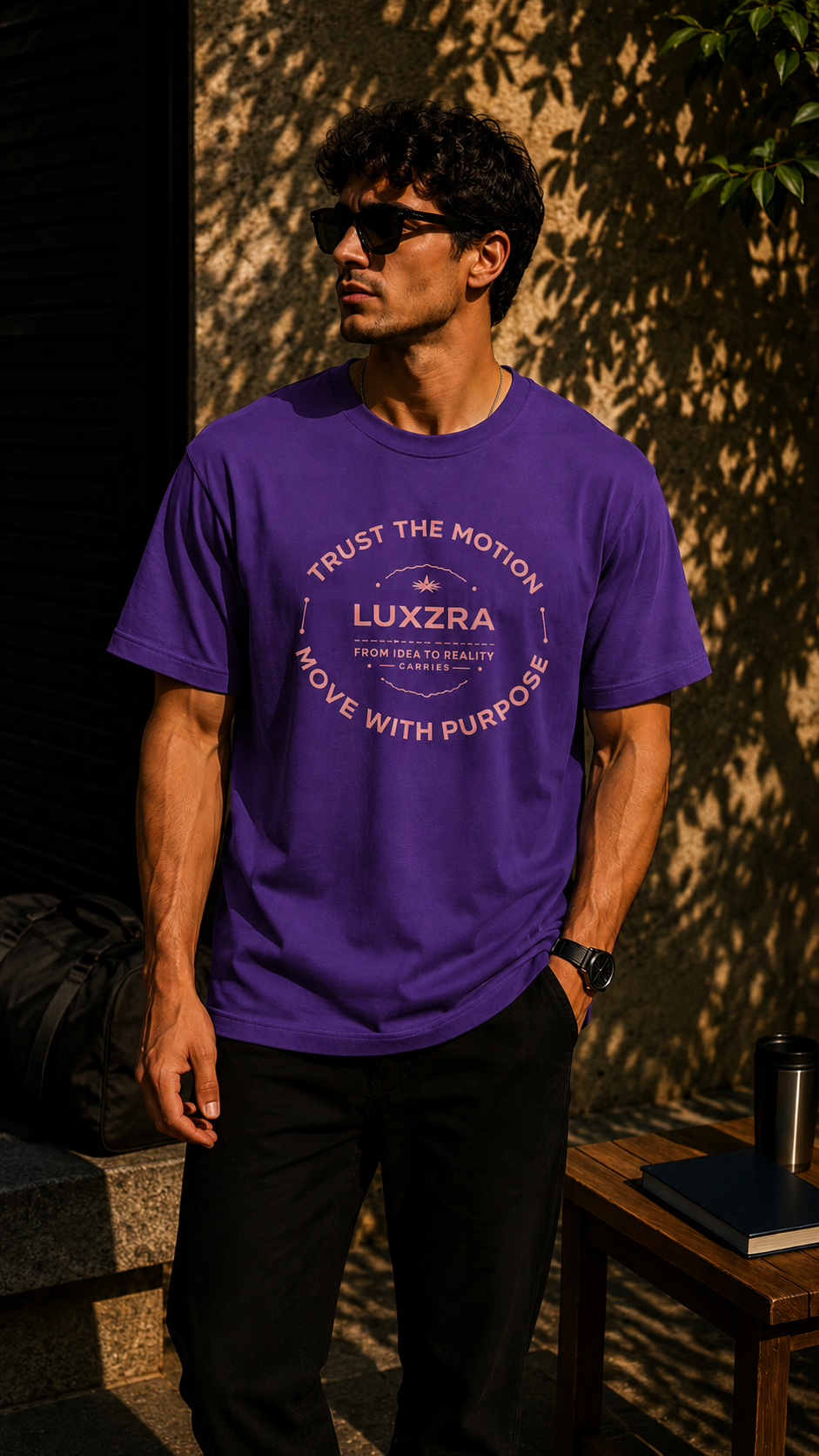 LUXZRA Motion Core™ Unisex Oversized Classic T-Shirt