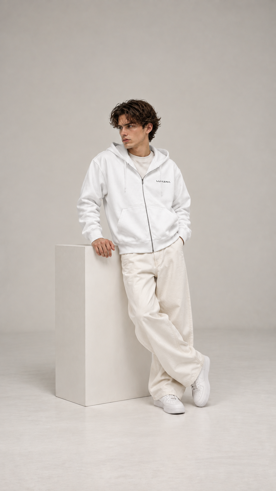 LUXZRA Reverie™ Unisex Zip Hoodie