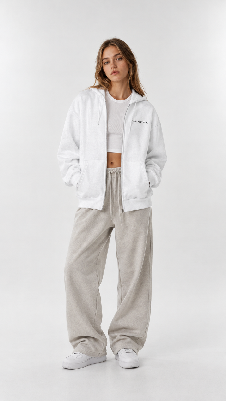 LUXZRA Reverie™ Unisex Zip Hoodie