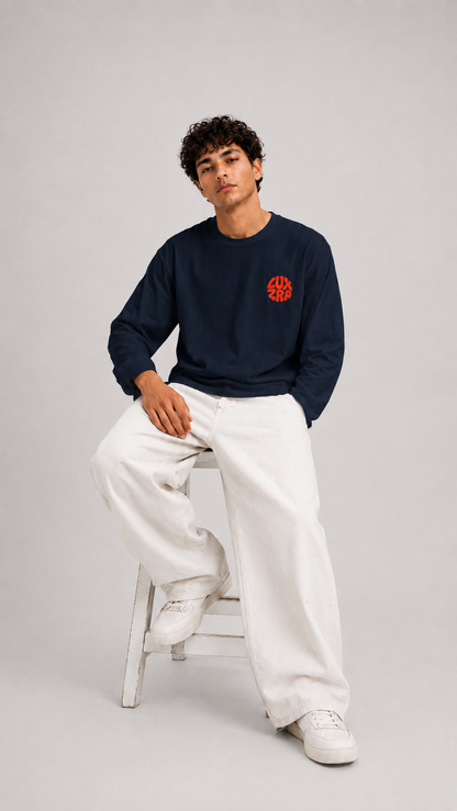 Relief Longsleeve Puff Men's Full Sleeve T-Shirt